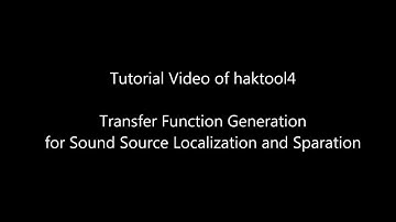 Tutorial video of harktool4