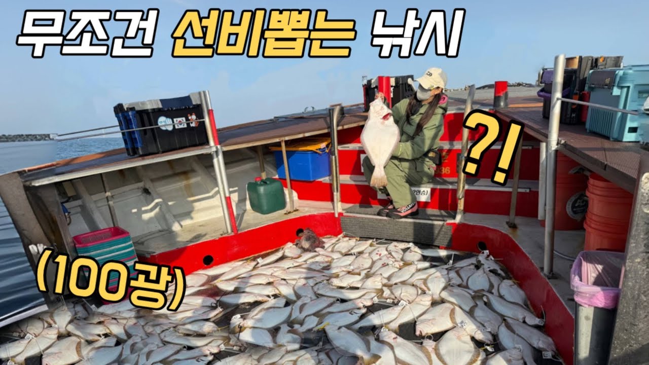 광어다운샷 우리가 이렇게 많이 잡을 수 있던 중요한 이유 ㄷㄷ