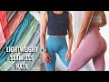 NEW GYMSHARK PIECES | Lightweight seamless try on haul & review, sizing, color ways, fit, sheerness?