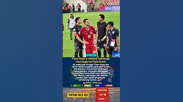Thom Haye & Verdonk Menangis Usai Gagal ke Piala Dunia.#thomhaye #calvinverdonk #timnasindonesia