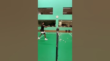 Badminton net dribbling in slow motion shorts badminton training shorts 🏸🏸