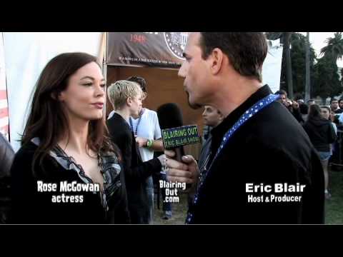 Rose McGowan talks with Eric Blair @ The 6th Johnny Ramone Tribute