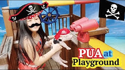 Funny skit with Pua and Moana ! Outdoor and Indoor Playground