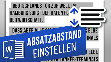 Wie viel Abstand zwischen Absätze?