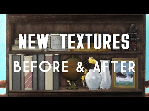 Before & After - High Resolution Texture Pack New DLC for Fallout 4 - Plus, Black Face Glitch Fix