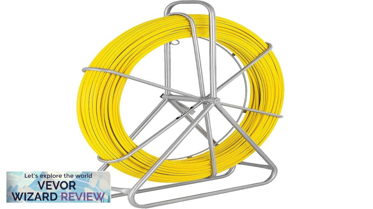 VEVOR Fish Tape Fiberglass 6MM 200MDuct Rodder Fish Tape Puller Fiberglass Wire Review