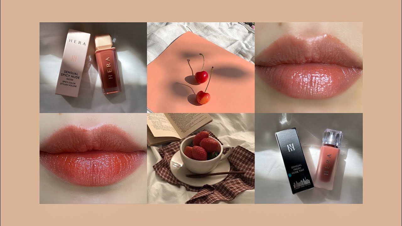 hera รีวิว New Những cây son HERA mình mua gần đây. Review dòng son mới nhất - Hera Sensual Fresh Nude Tint