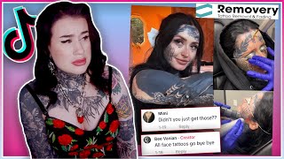This TikTok Creator Is Removing ALL Of Their Face Tattoos by treacle tatts 45,657 views 2 weeks ago 28 minutes