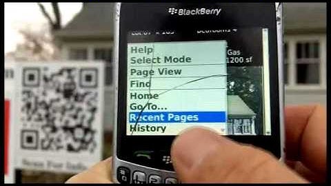 Sharing A QR Code Using Your BlackBerry