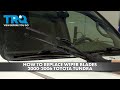 How to Replace Wiper Blades 2000-2006 Toyota Tundra