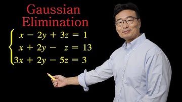Solving 3 Equations Using Gaussian Elimination