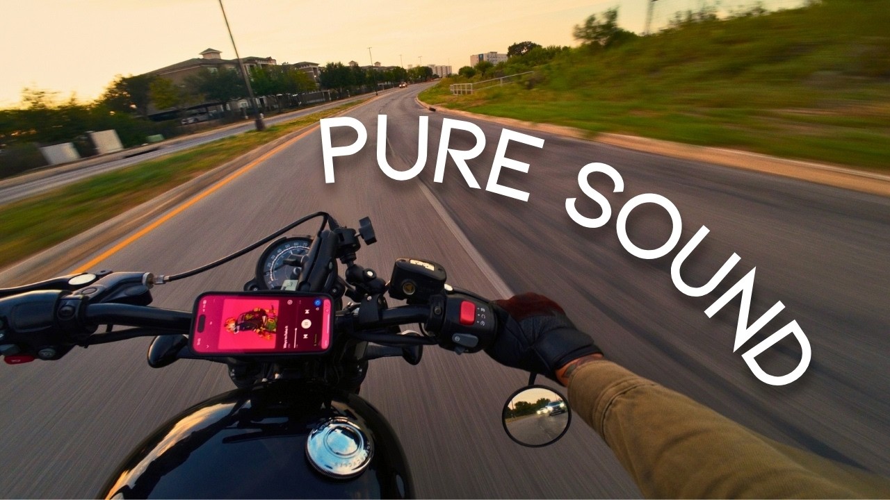Triumph Bobber Pure Exhaust Sound | Sunset POV Motorcycle Ride
