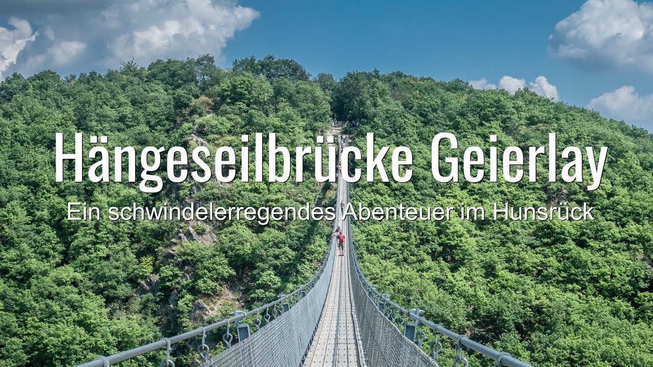 Geierlay, die schönste Hängeseilbrücke in Deutschland. 😄 Schwankungen inbegriffen 😄.