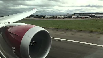 Virgin Atlantic Boeing 787-9 Takeoff from London-Heathrow