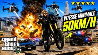 FAIRE LE TOUR DE LA MAP GTA 5 SANS DESCENDRE EN DESSOUS DE 50KMH AVEC 5 ETOILES !