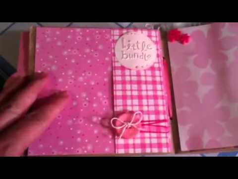 baby girl mini scrapbook album youtube photo albums for baby girl