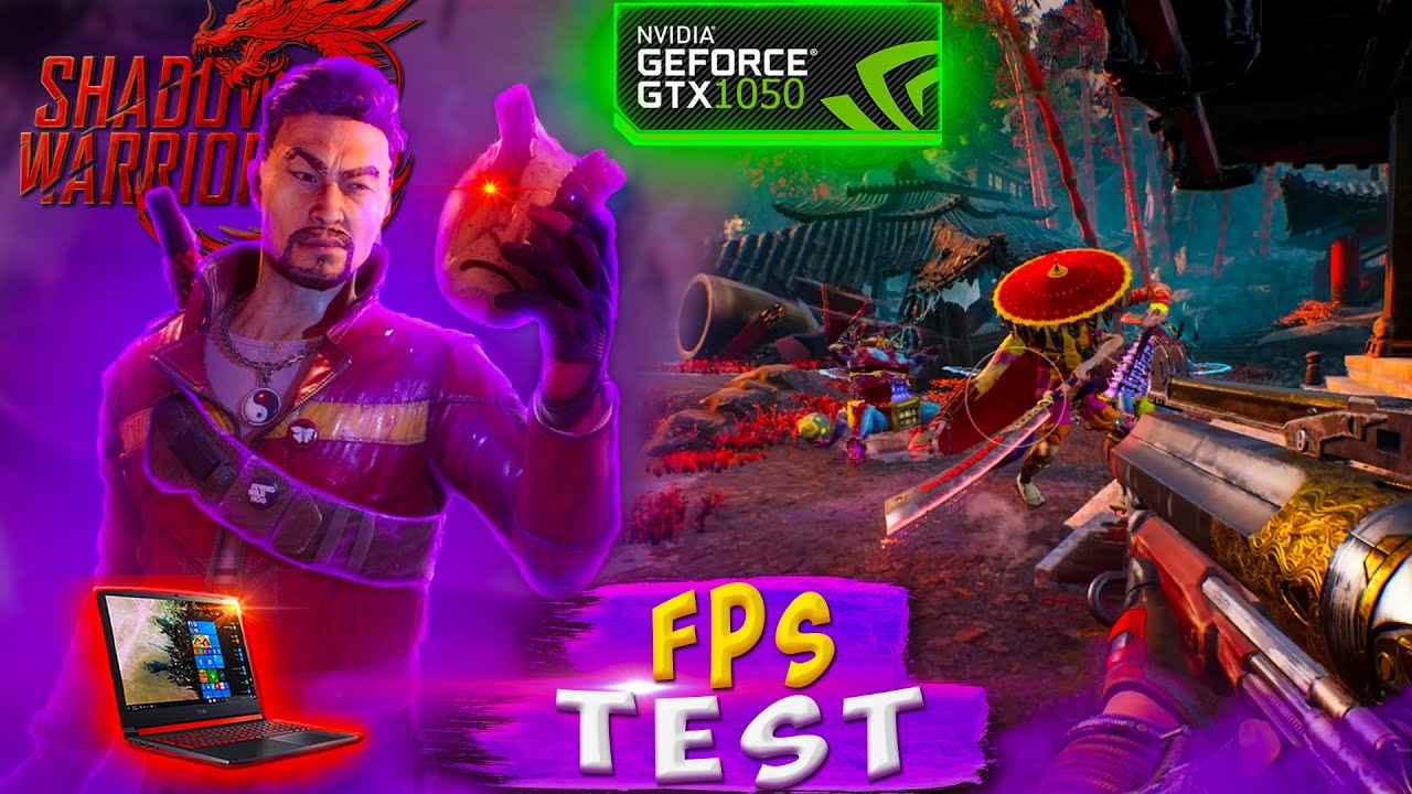 Shadow Warrior 3 на ноутбуке ACER NITRO 5, GTX 1050 (4 ГБ), i5 - 8300H, ОЗУ - 8 ГБ