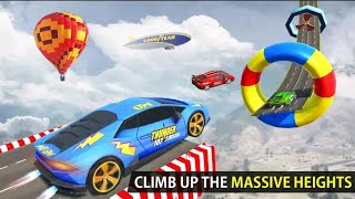 Mega Lereng Mobil Balap Stunts 3D screenshot 1