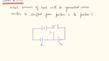 Problem Irodov #3.133 | Heat generated in capacitor system