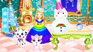 Làm Nail Và Trang Trí Phòng Cho Tiệc Mùa Đông Cùng Công Chúa – Game Công Chúa screenshot 2