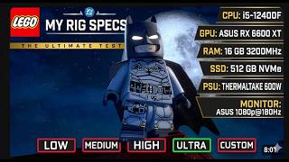 RX 6600 XT - LEGO Batman: Legacy of the Dark Knight