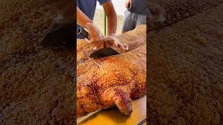 Roast Pig #barbecue #barbecuefood #barbecuelovers #streetfood