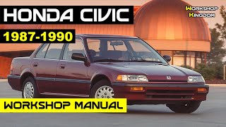 HONDA CIVIC 1987-1990 Repair Manual - ENGLISH