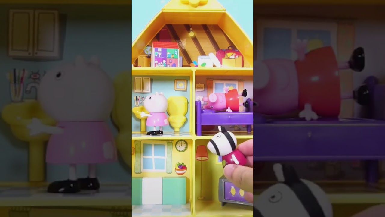 9 piggy Paige tour Bed Toy jigsaw assistant