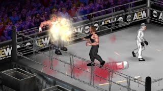 Kenny Omega vs Jon Moxley - Exploding Barbed Wire Deathmatch - Revolution [Fire Pro Wrestling World]