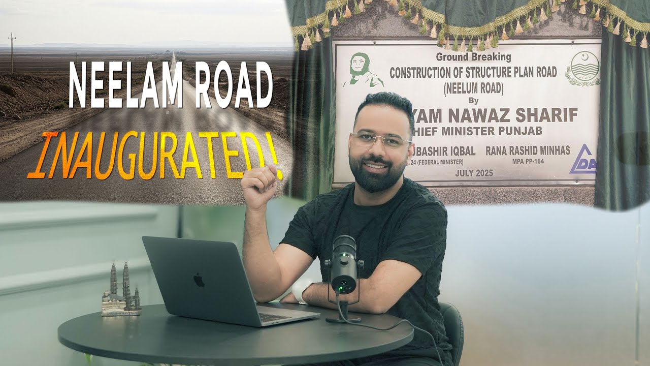 Neelam Road Inaugurated | Connecting Pine Avenue to LDA City | CM Punjab Mariam Nawaz’s Big Move!