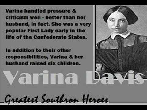 'Greatest Southron Heroes: Varina Davis'