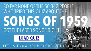 Song quiz : 1959