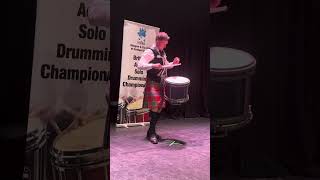 Gareth McLees - Shotts & Dykehead - British Adult Solo Drumming Championship 2026
