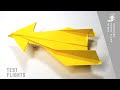 Paper Airplane Test Flights - Golden Cobra