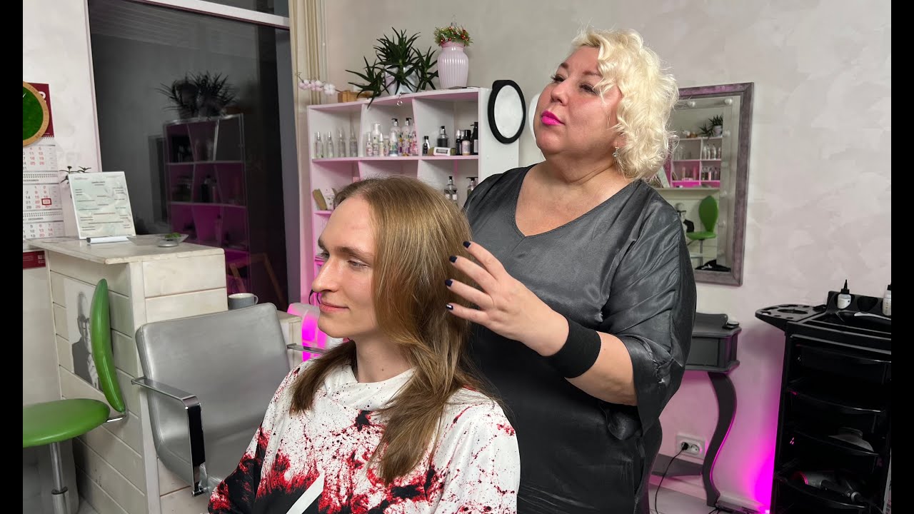 ✂️ (ASMR) SHOCK 🔥I want it like this! Totally delighted with his hair and a cool haircut.