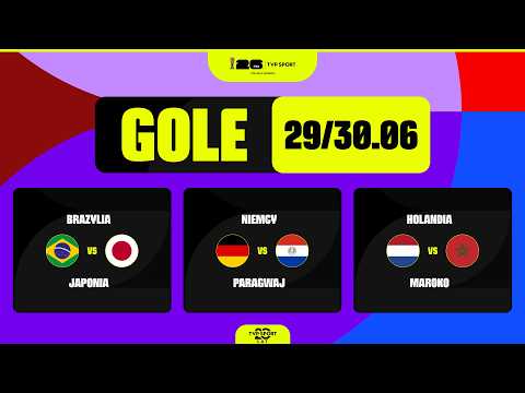 Gole Mundialu: 29/30.06. 1/16 Finału - 4. Tydzień. Sensacja Goni Sensacje!