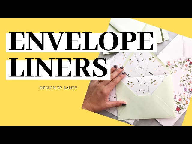 DIY Envelope Liners