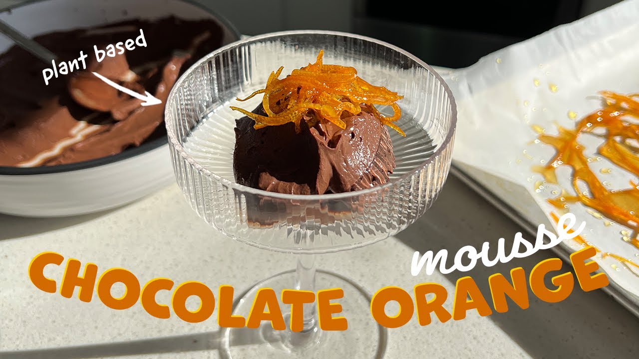 An Orange Chocolate Mousse SO SILKY you wouldn't believe it's