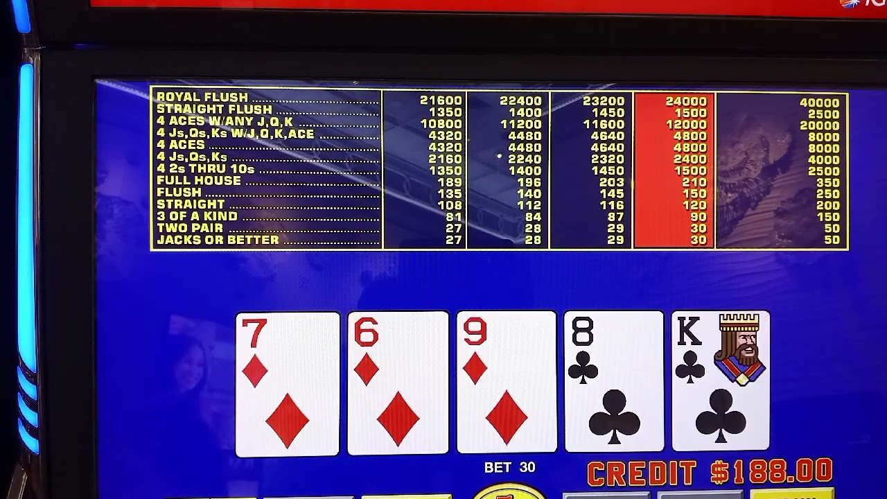 One more time one spend one line one 4 of a kind at Montego Bay in Wendover Nevada 