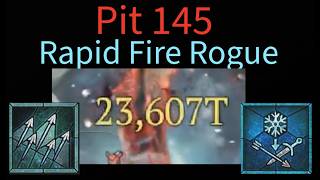 Pit 145 Rapid Fire Rogue Diablo 4 Build Season 13
