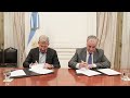 Se abordo  en reunión de gabinete  el saneamiento de las cuentas previsionales