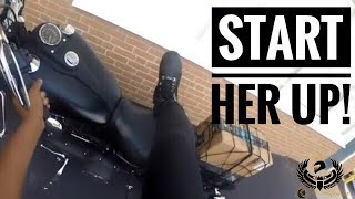 How to start a motorcycle!