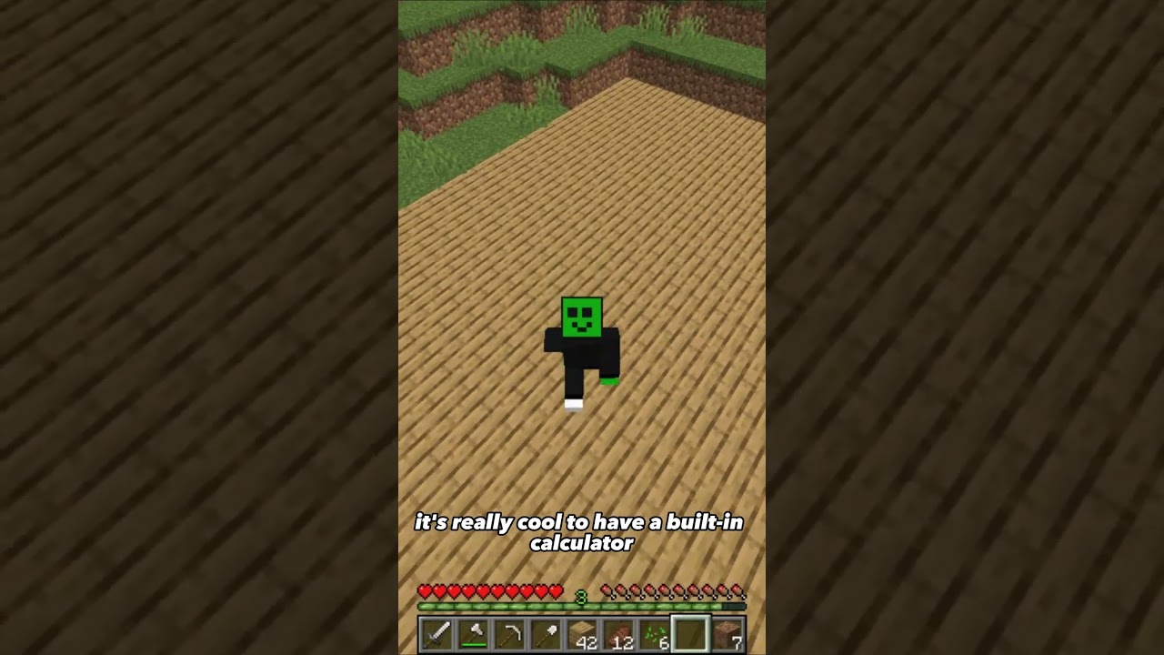 Minecraft, But I Have a Calculator Mod...