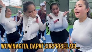 WOW NAGITA DAPAT SURPRISE SAAT MAIN TENIS❤️NAGITA HAPPY BANGET ❤️ MAMA GIGI MAKIN HOT & CANTIK ALAMI