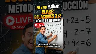 Clase gratis en vivo #ecuaciones #matematicas #estudio