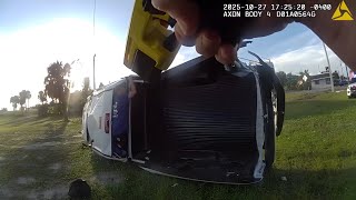 St. Lucie County: Reckless Driving Rampage Ends in Crash and Arrest | Bodycam arrest