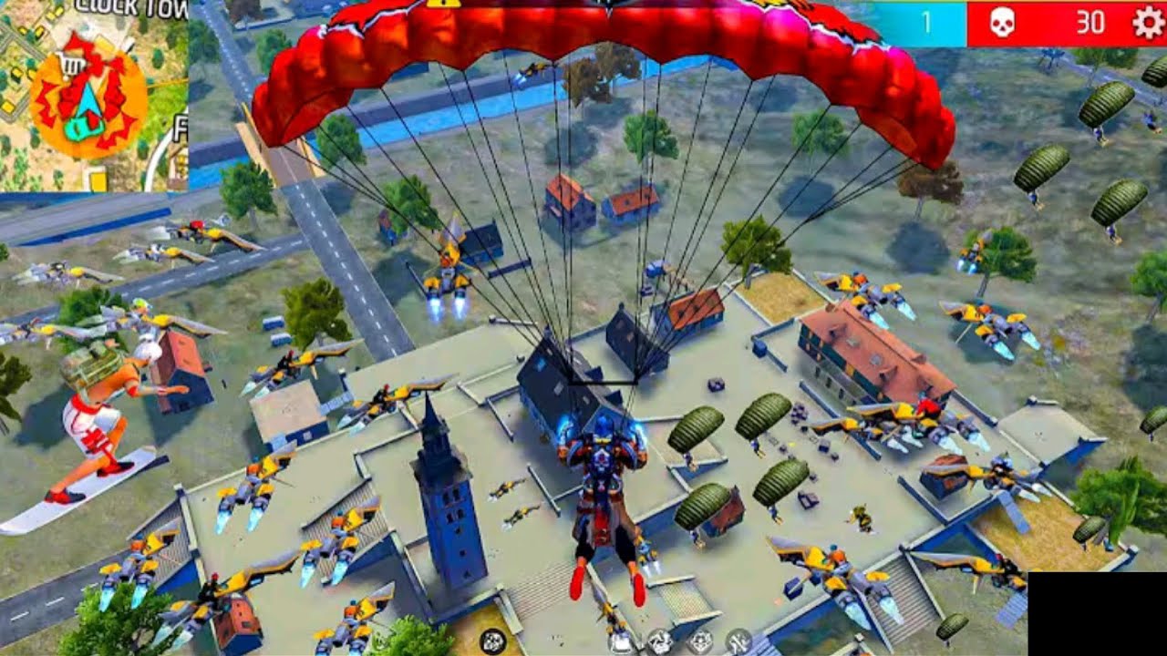 30 + KILLS IN FULL MAP | FREE FIRE BEST HIGHLIGHTS 🔥 EVER GOLD TO GRANDMASTER 🎯 | 