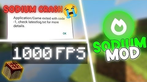 How I get maximum FPS in pojav using sodium mod(sodium crash fix all versions ) by Gaming zx3