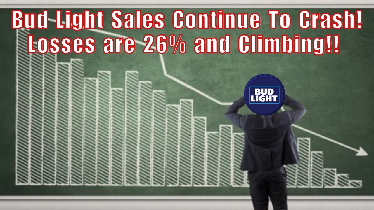 Bud Light Sales Continue to Crash! Losses are at 26 and Climbing