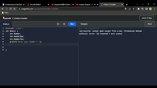 Online C Compiler   Google Chrome 2565 04 15 12 20 33